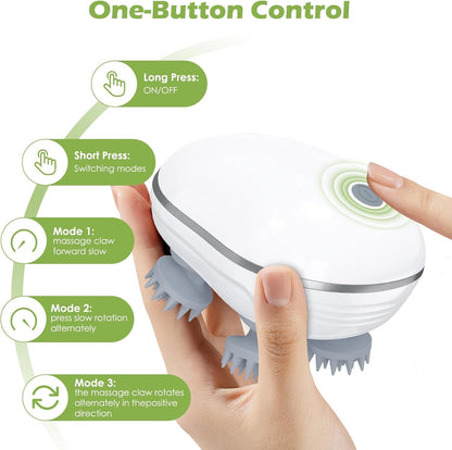 Scalp & Body Massager – 96 Silicone Nodes