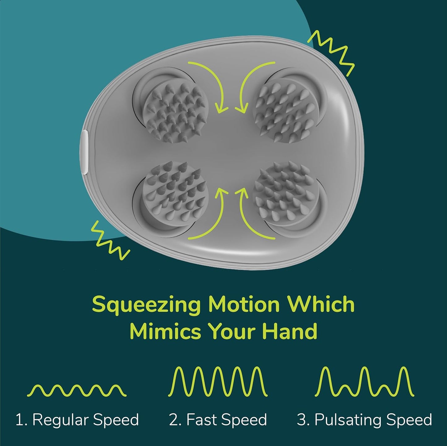 Scalp & Body Massager – 96 Silicone Nodes